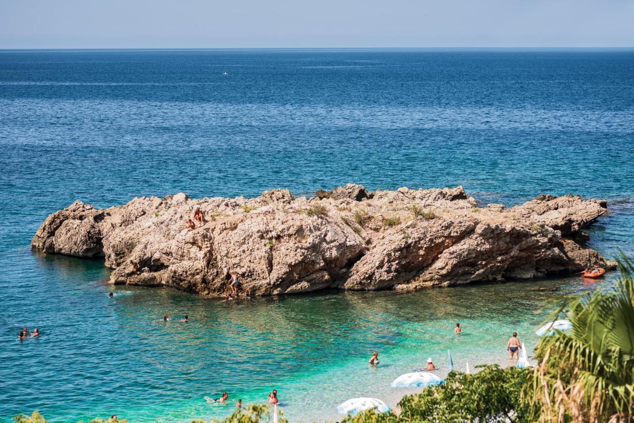 David Lux Beach Rooms Dobra Voda Exteriér fotografie
