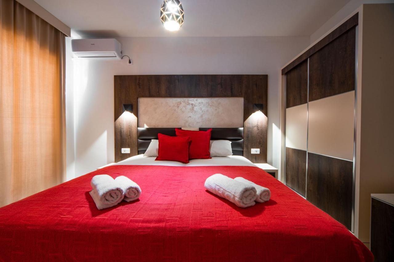 David Lux Beach Rooms Dobra Voda Exteriér fotografie