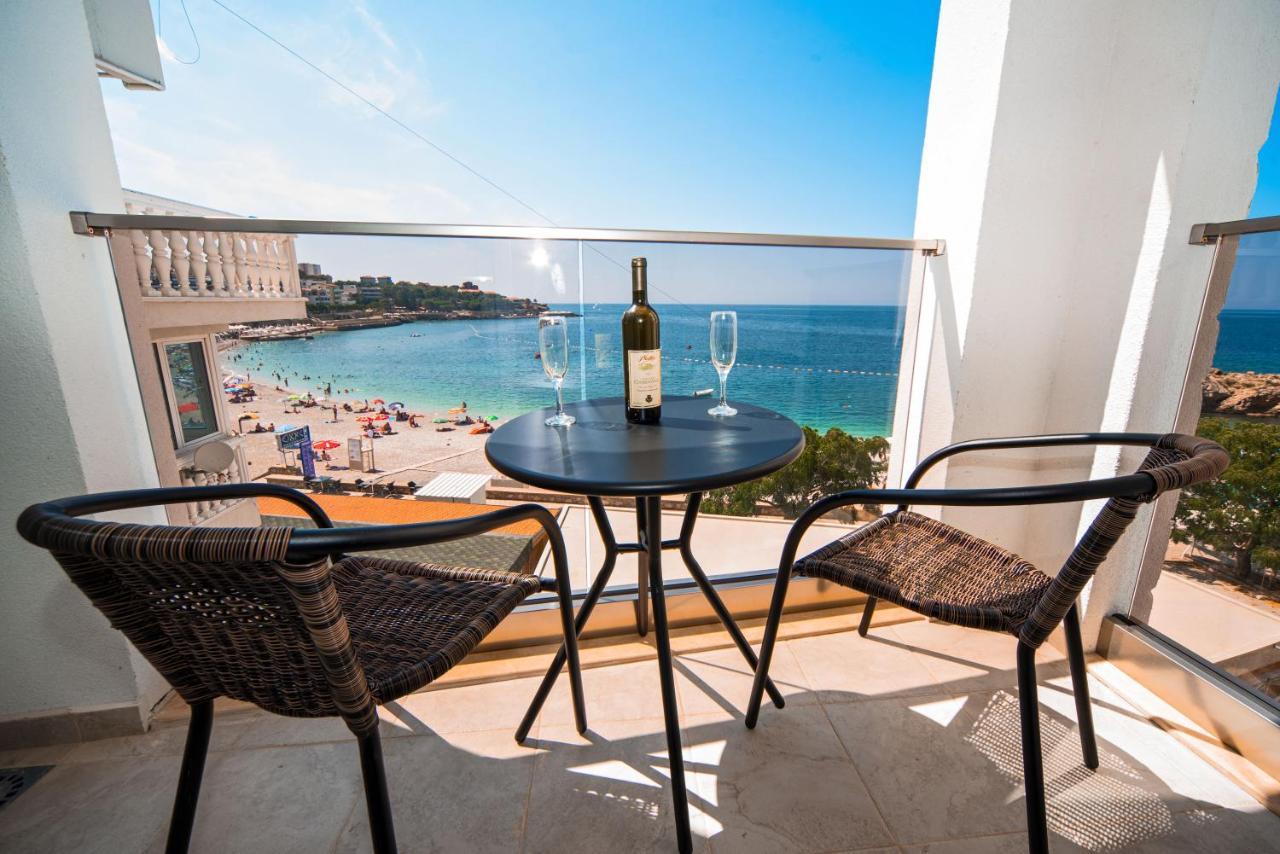 David Lux Beach Rooms Dobra Voda Exteriér fotografie