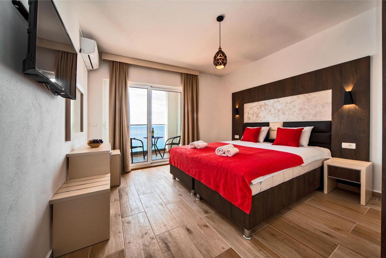David Lux Beach Rooms Dobra Voda Exteriér fotografie