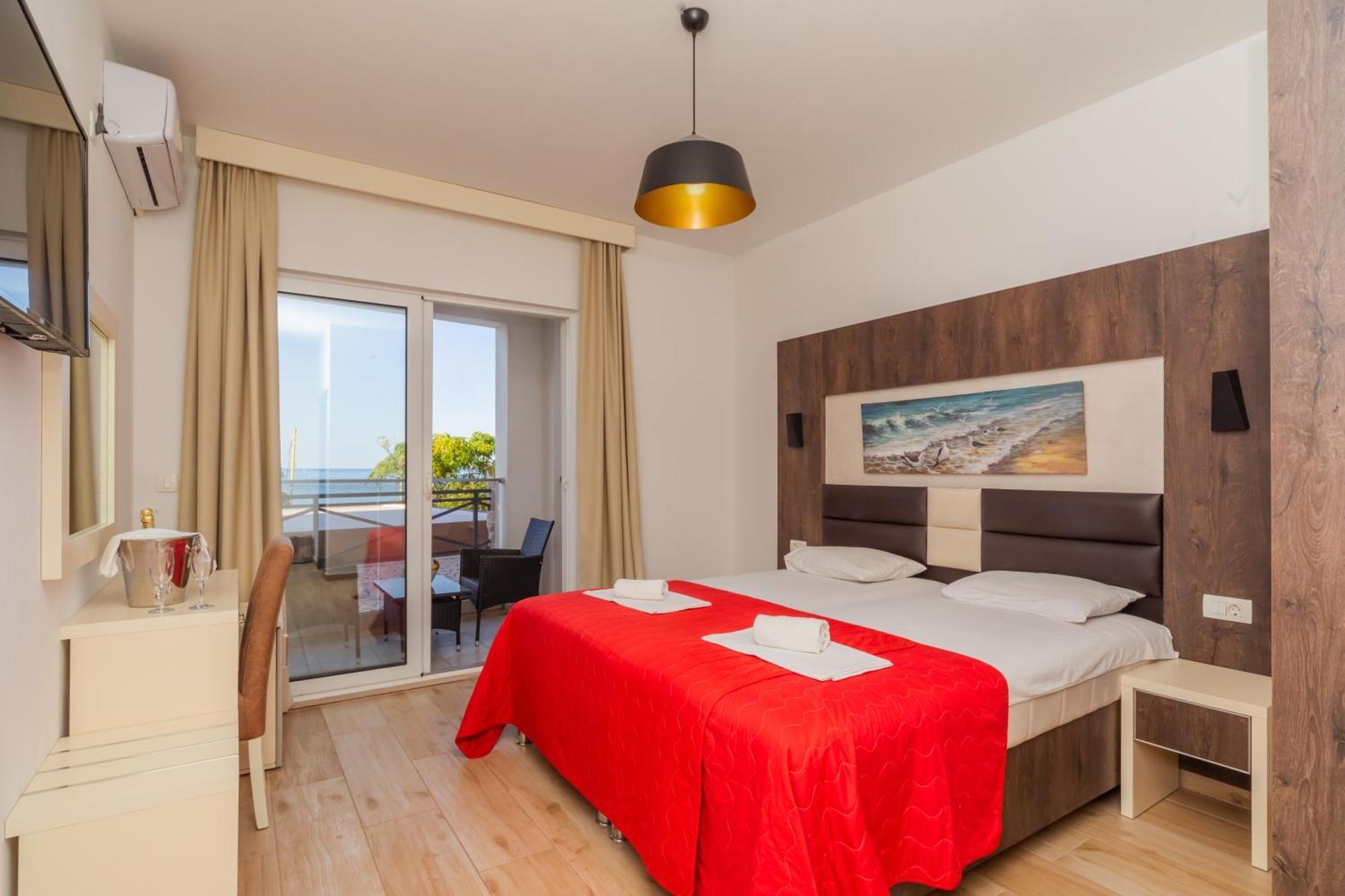 David Lux Beach Rooms Dobra Voda Exteriér fotografie