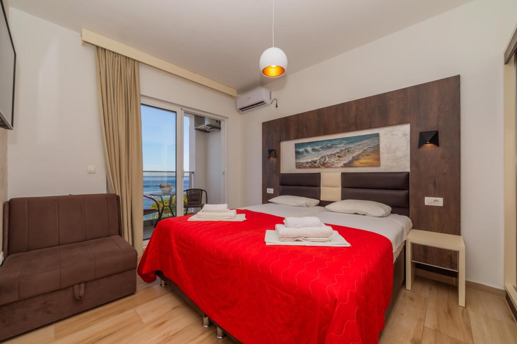 David Lux Beach Rooms Dobra Voda Exteriér fotografie