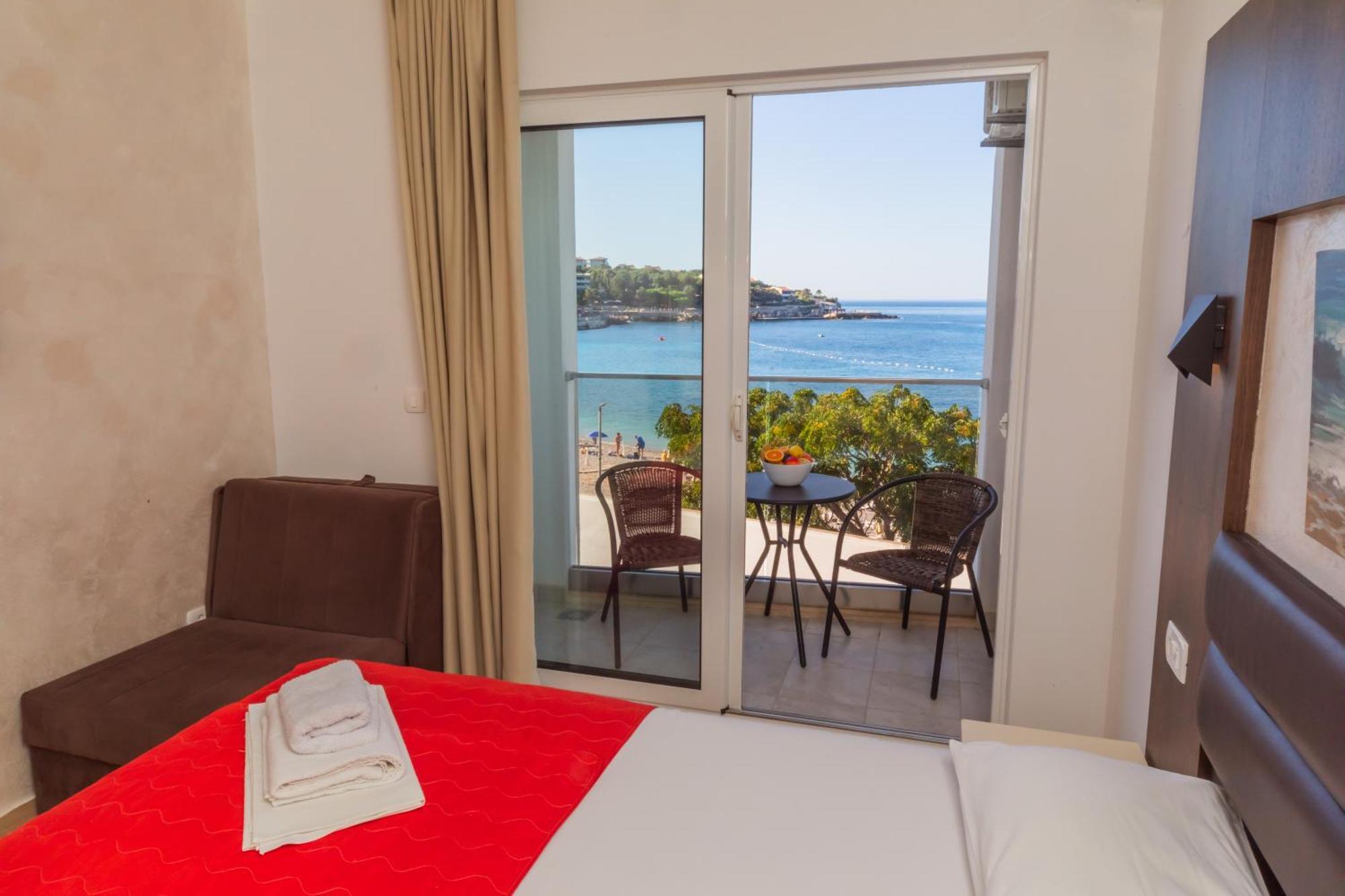 David Lux Beach Rooms Dobra Voda Exteriér fotografie
