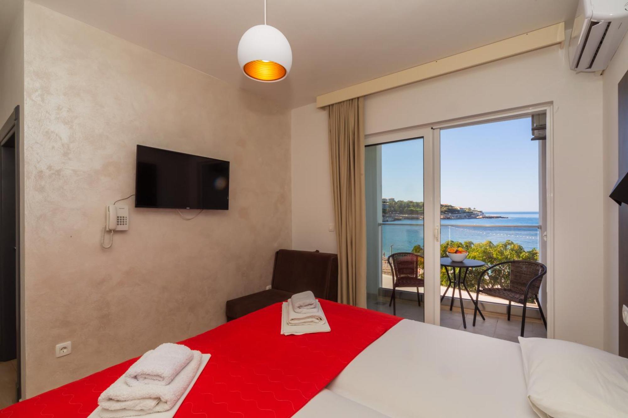 David Lux Beach Rooms Dobra Voda Exteriér fotografie